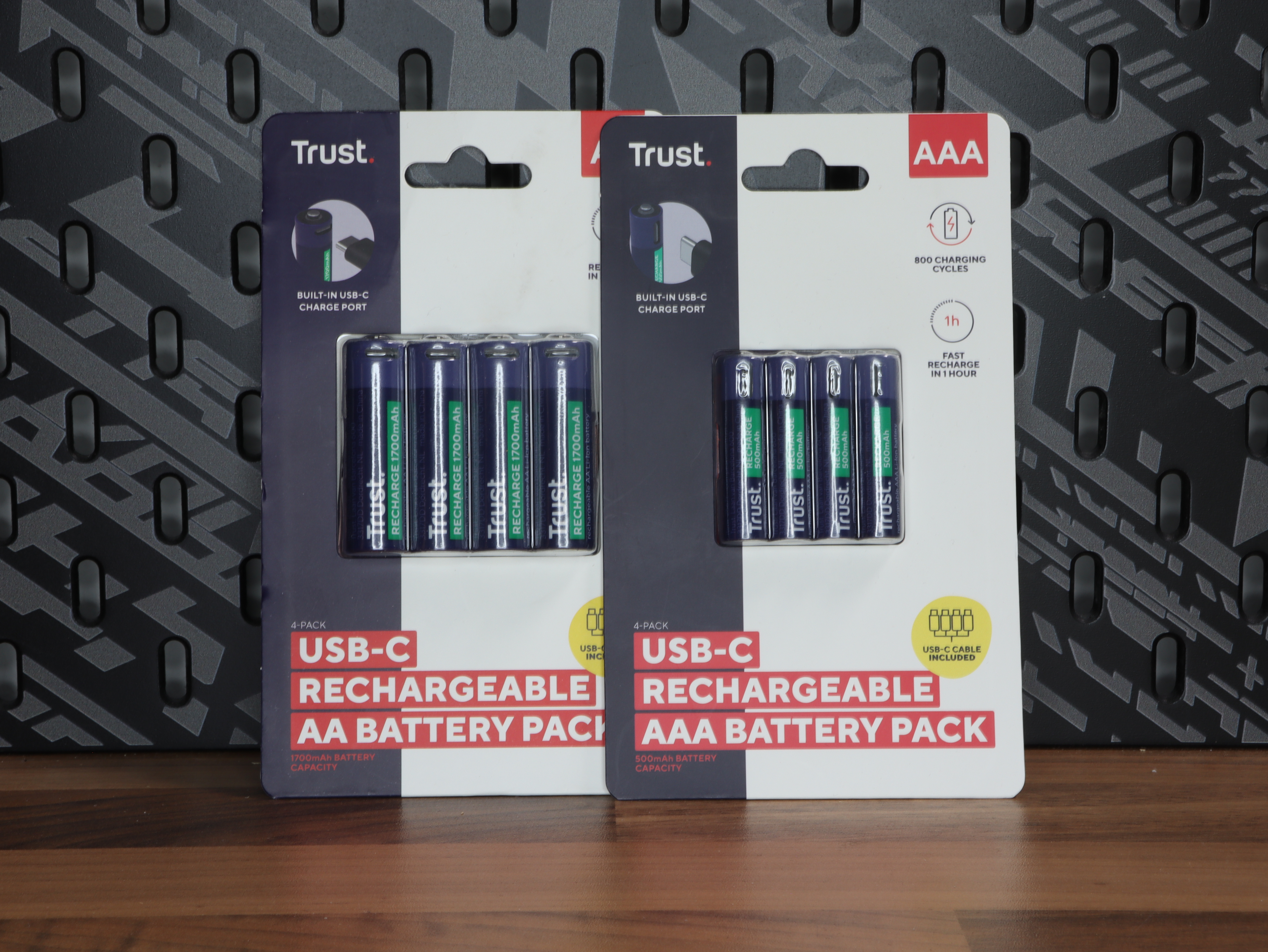 Trusts 4-pak genopladelige USB-C batterier opladning miljø rechargeable hurtig 800.JPG